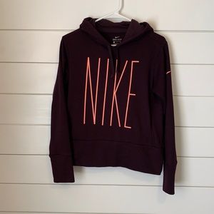 Nike Dri-Fit Burgundy Sweatshirt- Size Small